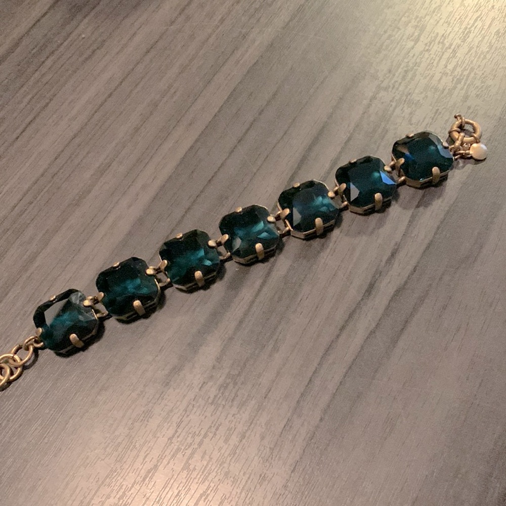 J Crew emerald bracelet